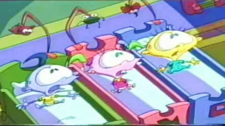 Los Mega Bebés (1999), caricatura retro irreverente con humor grotesco emitida por Fox Kids Latinoamérica