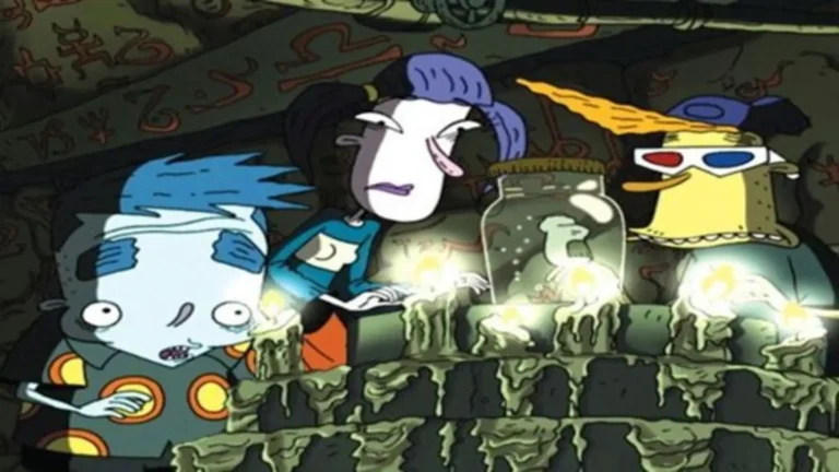Los Misterios de Moville (2002), serie animada canadiense de ciencia ficción y horror escolar