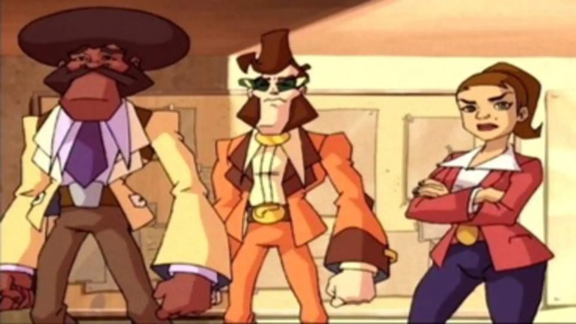 Los Policías Funky (2002), serie animada francesa con detectives disco y estética setentera