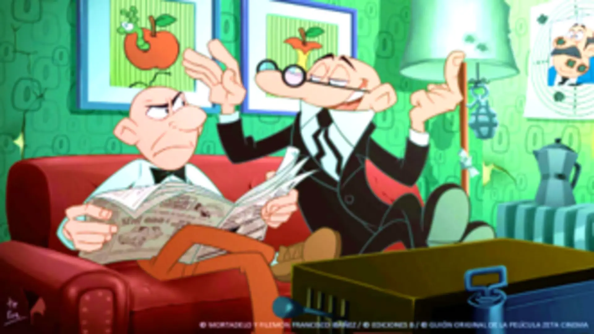 Mortadelo y Filemón (1994), serie animada española basada en los cómics de Ibáñez con humor absurdo y estética caricaturesca