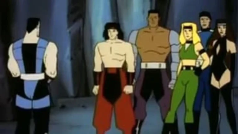 Mortal Kombat: Defensores del Reino (1996), serie animada retro de acción basada en el videojuego clásico