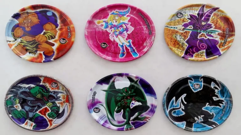Yu-Gi-Oh! 10 aniversario (2004), colección retro de 100 tazos + 1 especial de Sabritas México