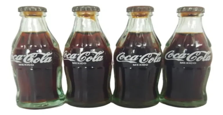 Botellitas miniatura Coca-Cola (1995), colección retro mexicana con cajitas promocionales de vidrio y plástico