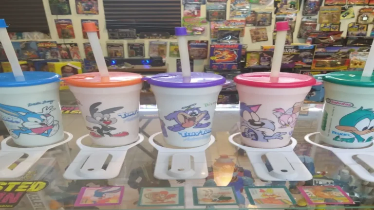 Vasos Sabrimágicos Tiny Toon (1991) de Sabritas, colección retro animada mexicana