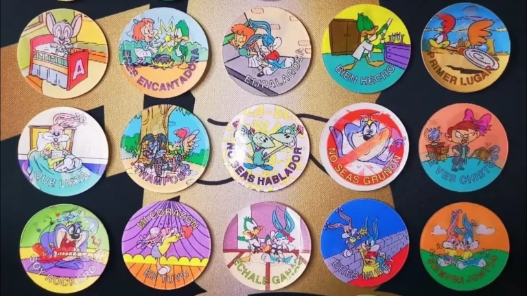 Sabritazos Prendidos Tiny Toons (1994), colección retro mexicana de tazos holográficos y acrílicos de Sabritas