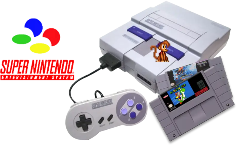 Consola de videojuegos Super Nintendo SNES clásica