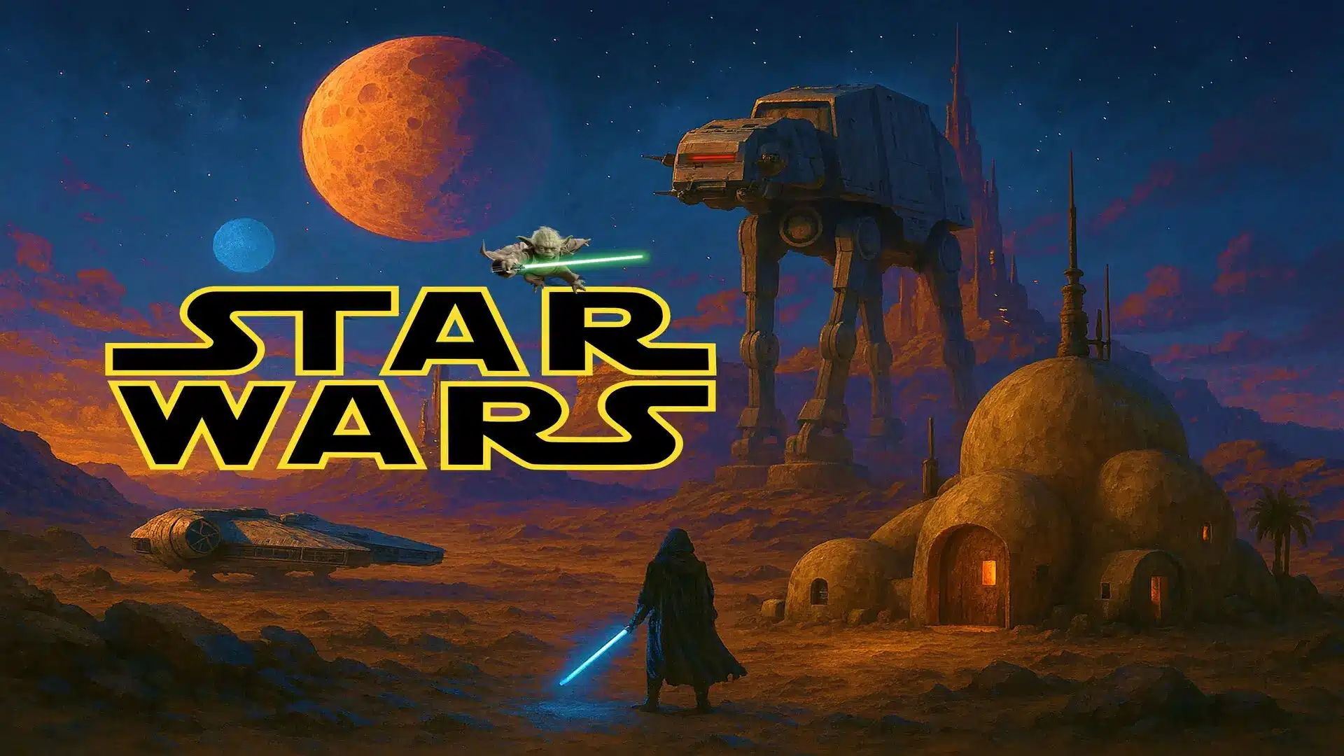 Universo Star Wars películas y series clásicas